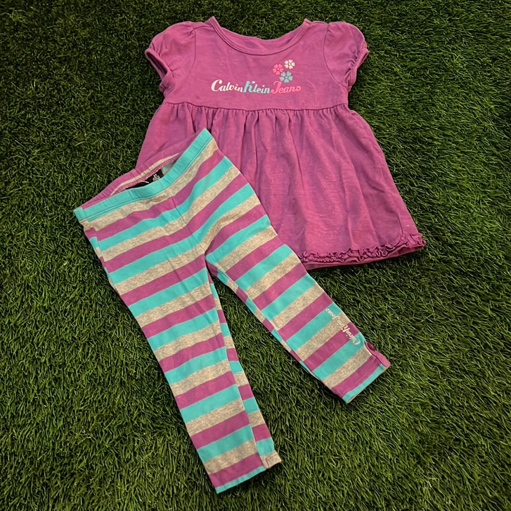 Calvin Klein Jeans Tunic Top and Leggings Matching Set